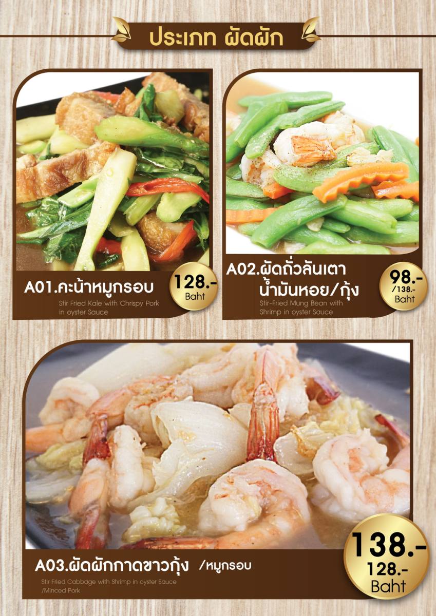 หน้า 21 ของบ้านระเบียงไม้ — เมนู