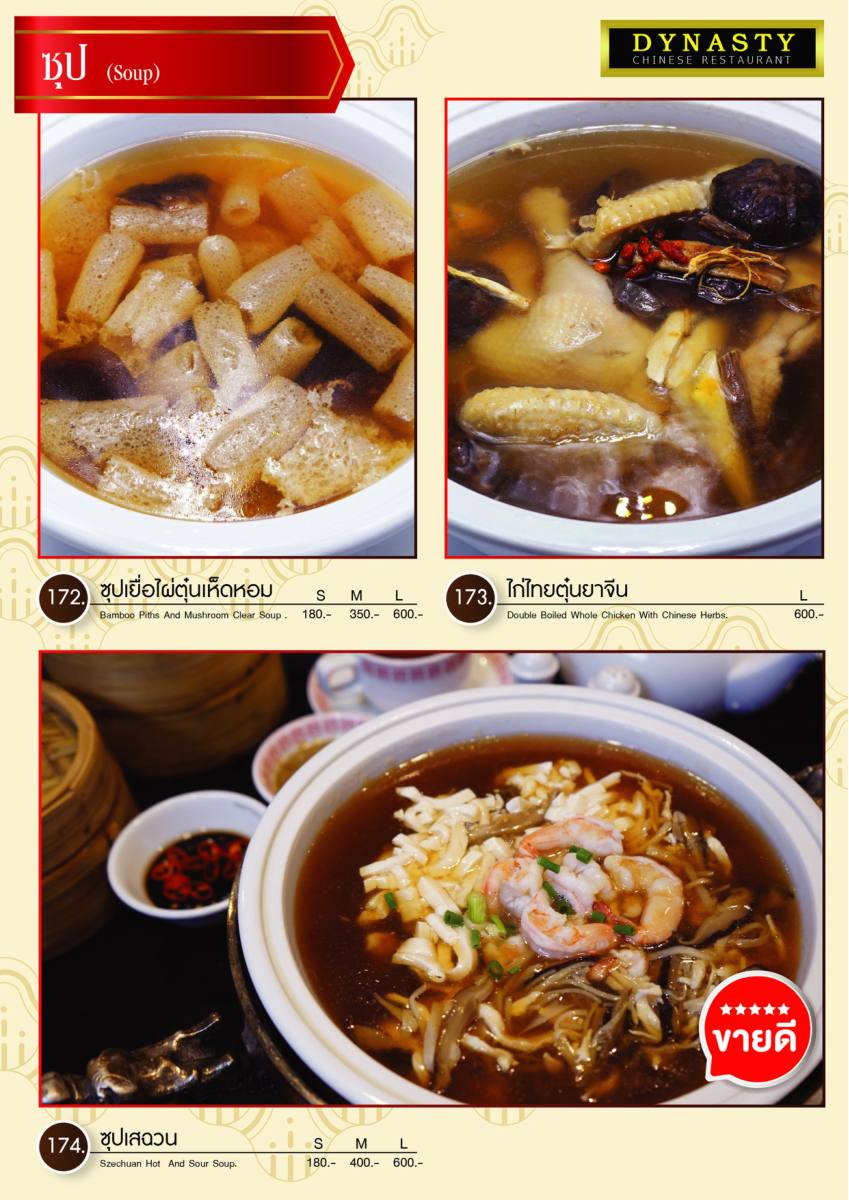 หน้า 25 ของไดนาสตี้ — เมนู
