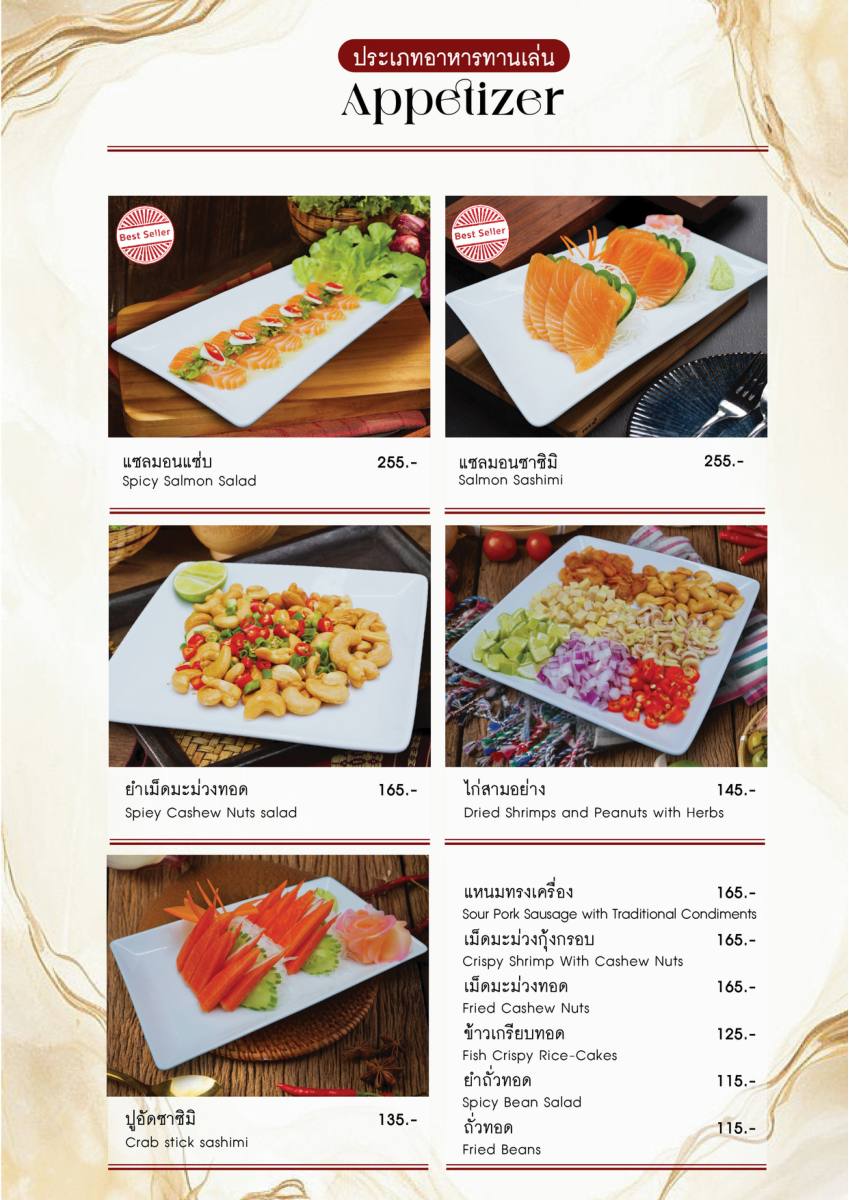หน้า 9 ของThe Speakeasy — เมนู