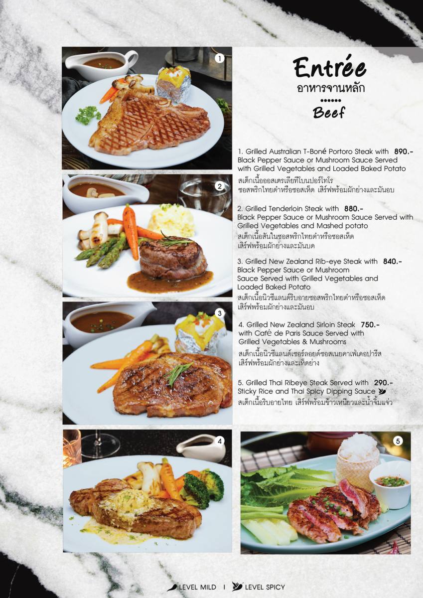 หน้า 34 ของThe Speakeasy — เมนู