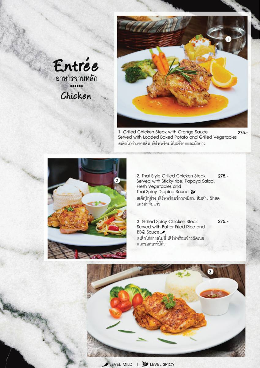 หน้า 36 ของThe Speakeasy — เมนู